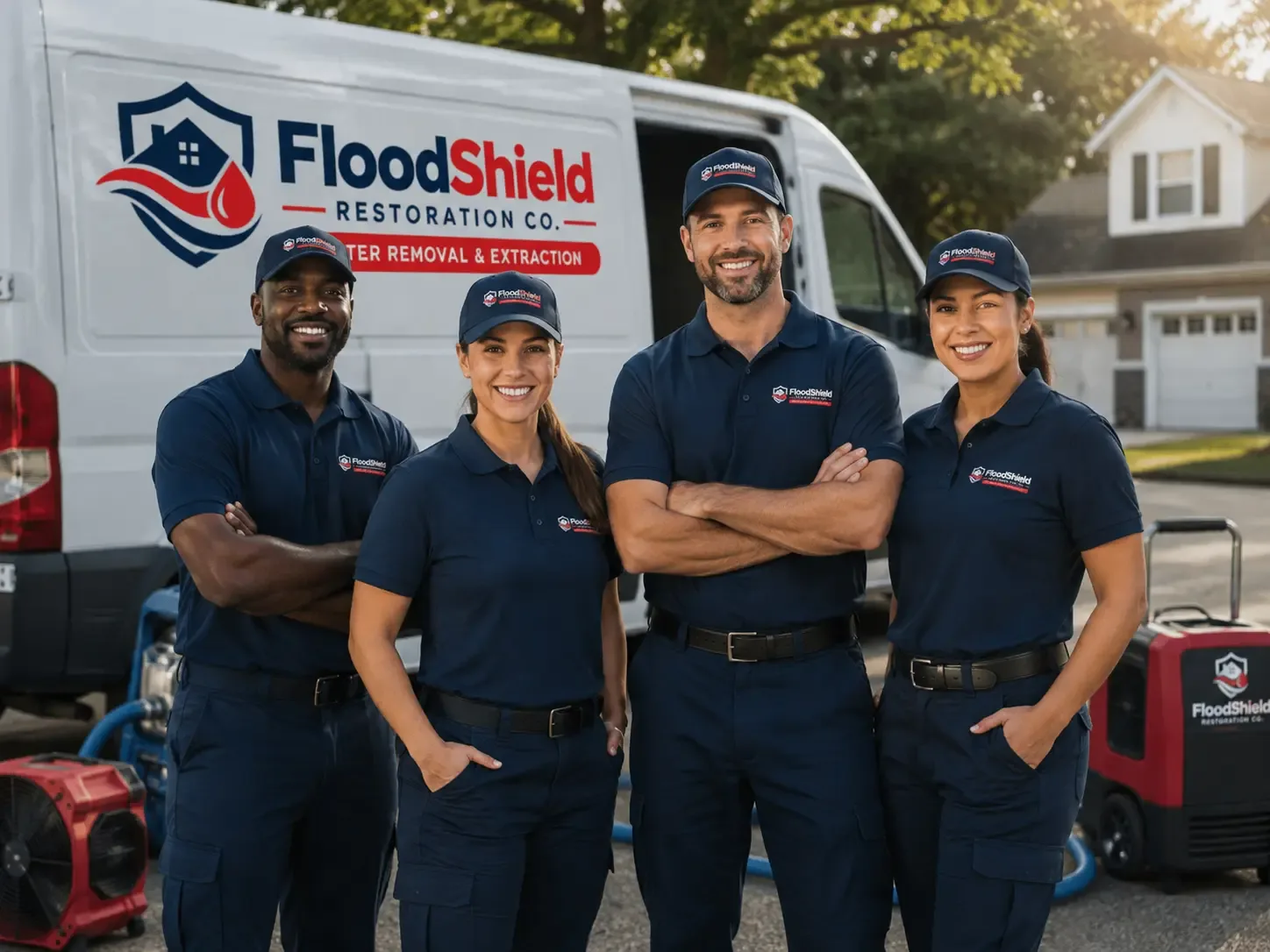 Flood Damage Restoration company in Waterbury, NE